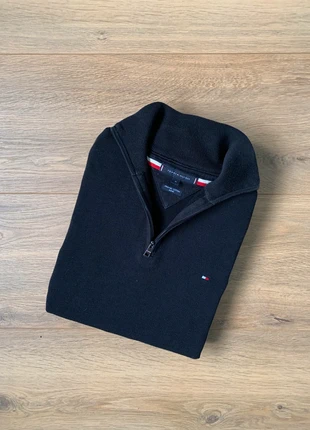Tommy Hilfiger Quarter Zip | Black | Premium Cotton | Size Medium Mens, brand: Tommy Hilfiger, condition: Very good, size: M, £38.00, £40.60 includes Buyer Protection