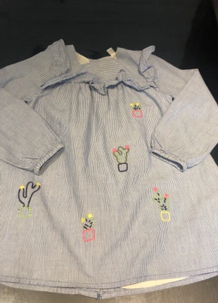 Robe à ligne bleue et blanc, brand: Grain de Blé, condizioni: Ottime, taglia: 12-18 mesi / 80 cm, €2.00, €2.80 include la Protezione acquisti