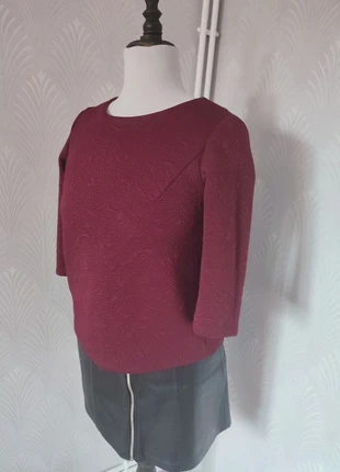 Blouse bordeaux femme tendance Camaïeu taille 36/38 très bon état, merk: Camaïeu, staat: Heel goed, maat: S / 36 / 8, € 8,00, € 9,10 inclusief Kopersbescherming