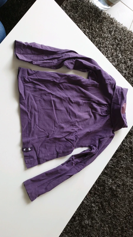 Sous pull col roulé violet