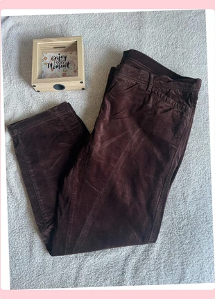 Pantalon velours Toni T25 – Marron bordeaux, ceinturable & poches, brand: TONI, condition: Very good, size: 5XL / 50 / 22, €11.61, €12.89 includes Buyer Protection Pro