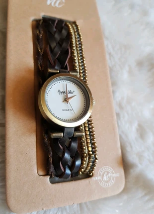 montre en cuir véritable et bracelet neuve, brand: Hippie Chic, condition: New with tags, €5.00, €5.95 includes Buyer Protection