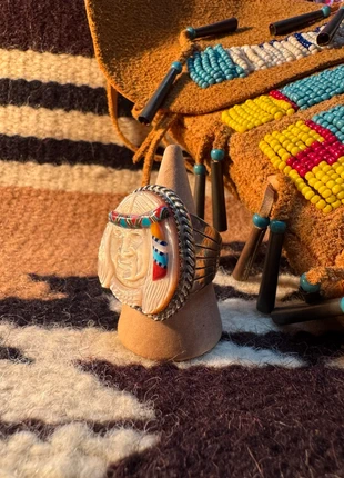 Bague navajo bijouterie indienne, Pierre semi précieuse, brand: Navajo, condition: Very good, size: 19.4 mm Ø, €139.00, €146.65 includes Buyer Protection Pro