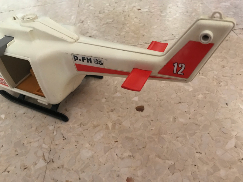 Helicoptero top playmobil antiguo