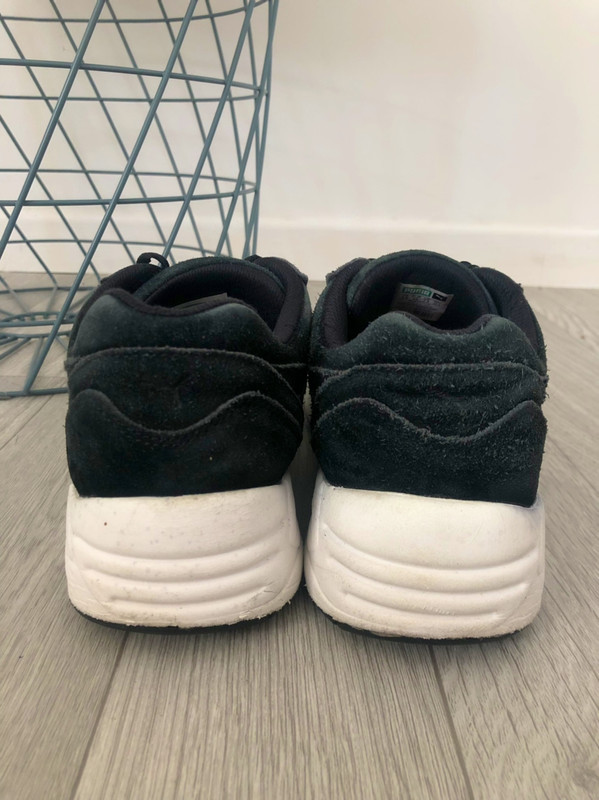 Puma trinomic best sale suede noir