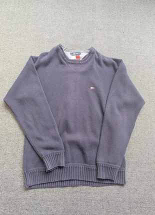 Sweat crewneck pull bleu marine taille XXL ample, marke: Tommy Hilfiger, zustand: Sehr gut, größe: XXL, 12,00 €, 13,30 € inklusive Vinted-Käuferschutz