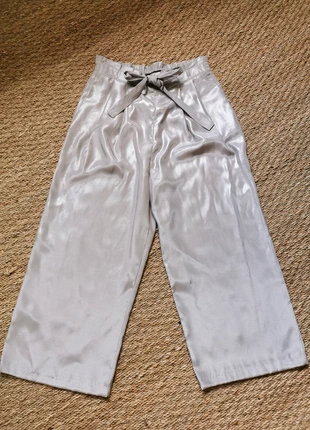 Pantalon argenté , marque: Zara, état: Très bon état, taille: S / 36 / 8, 8,00 €, 9,10 € Protection acheteurs incluse