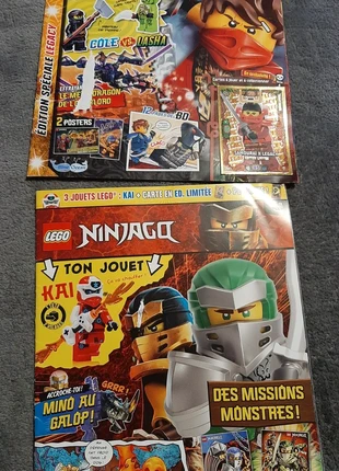 Revues ninjago, marca: LEGO, estado: Muito bom, tamanho: 5 anos / 110 cm, €2.00, €2.80 inclui Proteção do Comprador