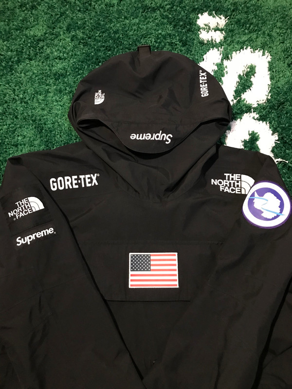 Supreme x The North Face Gore-Tex Trans Antarctica Expedition Pullover  Jacket Black L