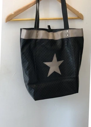 Sac en cuir réversible étoile / sac créateur, estado: Muy bueno, 14,00 €, 15,40 € Protección al comprador incluida