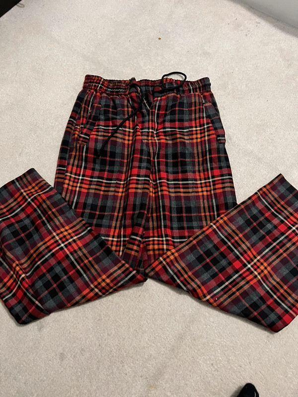 Urban outfitters store tartan trousers