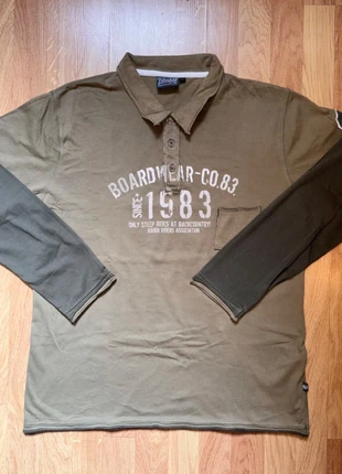 Haut vintage Zembla kaki manches longues taille L – Style rétro streetwear, marke: Zembla, zustand: Sehr gut, größe: L, 15,00 €, 16,45 € inklusive Vinted-Käuferschutz