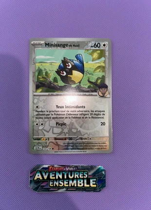 Carte Pokémon Minisange de Nabil reverse 133/159 Aventures Ensemble Fr, brand: Pokémon, condition: Very good, €1.00, €1.75 includes Buyer Protection