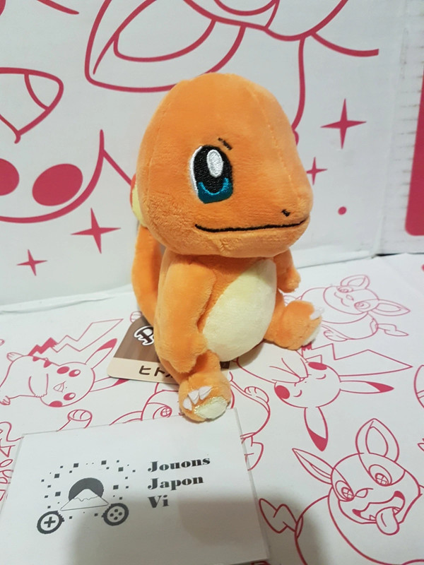 Pokemon - Peluche Sleeping Salameche 16 cm - Figurine-Discount