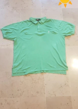 Polo Ralph Lauren vert logo brodé rose en taille XXL, marca: Ralph Lauren, estado: Muito bom, tamanho: XXL, €27.00, €29.05 inclui Proteção do Comprador