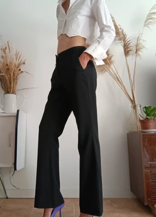 Pantalon costume habillée taille haute Zara noir S, marque: Zara, état: Très bon état, taille: S / 36 / 8, 16,00 €, 17,50 € Protection acheteurs (Pro) incluse