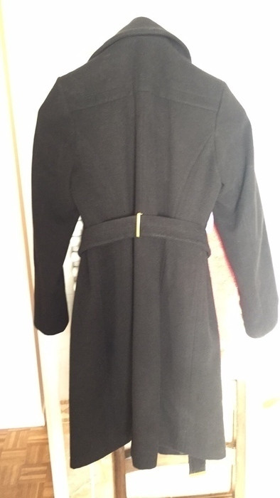 Manteau noir long 1