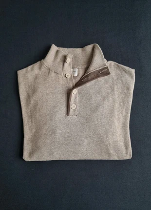 Alvaro Moreno Mens Brown Jersey Button High Neck Long Sleeve Sweater M Size, brand: Alvaro Moreno, condition: Very good, size: M, £18.00, £19.60 includes Buyer Protection