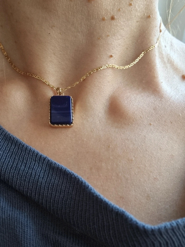 Beautiful 2025 blue necklace