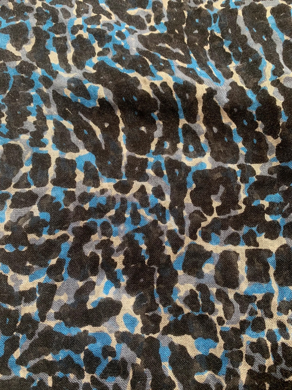 Louis Vuitton Sprouse Logo Cashmere Silk Cheetah Print Shawl Scarf