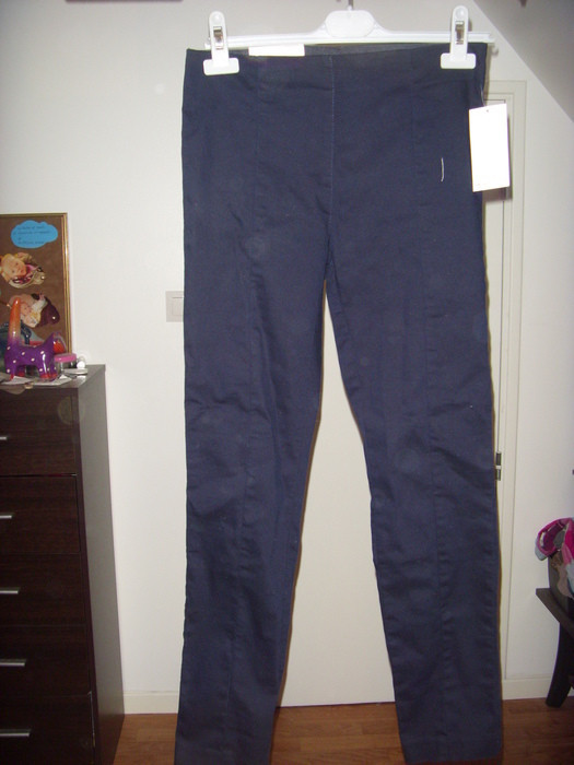 Pantalon stretch bleu marine 1