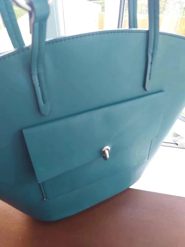 Blue green bag - Vinted