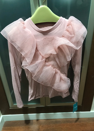 Camiseta rosa volantes tul, marque: Always, état: Neuf avec étiquette, taille: M / 38 / 10, 9,00 €, 10,15 € Protection acheteurs incluse