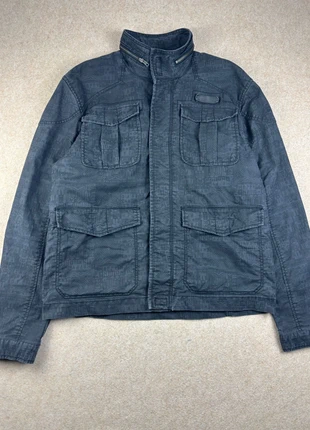 VW32 Veste de travail à motifs manche longue full zip H&M vintage workwear noir taille xl homme, brand: H&M, condition: Very good, size: XL, €14.99, €16.44 includes Buyer Protection