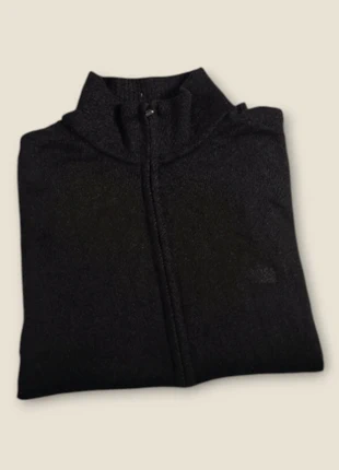 Hugo Boss Strickjacke | Brauner Doppelreißverschluss Feinstrick Cardigan, marque: BOSS Hugo Boss, état: Très bon état, taille: L, 30,99 €, 33,24 € Protection acheteurs incluse