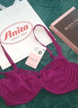 Soutien-gorge armatures maintien violet 85D dentelle chic neuf, marca: Rosa Faia, estado: Nuevo con etiquetas, tamaño: 85D, 36,99 €, 39,54 € Protección al comprador Pro incluida