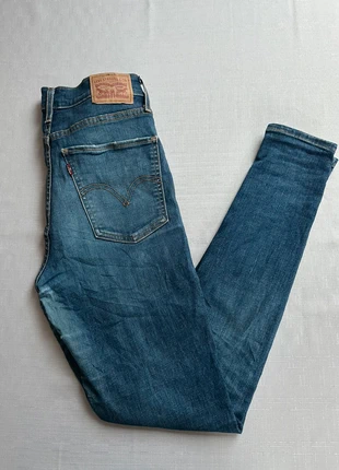 Jean Levi’s Mile High Super Skinny – Taille W29 L30 – Coupe ultra slim, taille haute, denim bleu002, marque: Levi's, état: Bon état, taille: M / 38 / 10, 10,00 €, 11,20 € Protection acheteurs incluse