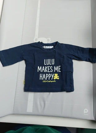 Haut manches longues, brand: Lulu Castagnette, condition: Good, size: 1-3 months / 56 cm, €1.00, €1.75 includes Buyer Protection