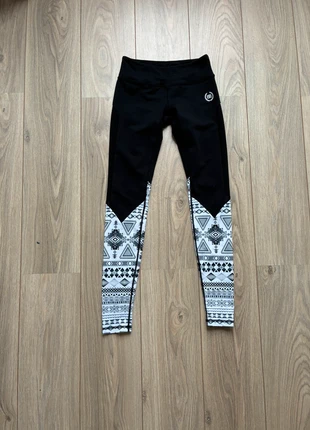 Body Engineers sportlegging – zwart/wit met mesh details, brand: Body Engineers, condizioni: Buone, taglia: S / IT 40 / EU 36, €4.00, €4.90 include la Protezione acquisti