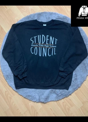 Sweat universitaire Oconto noir Vintage, marque: Vintage Dressing, état: Très bon état, taille: L, 19,00 €, 20,65 € Protection acheteurs (Pro) incluse