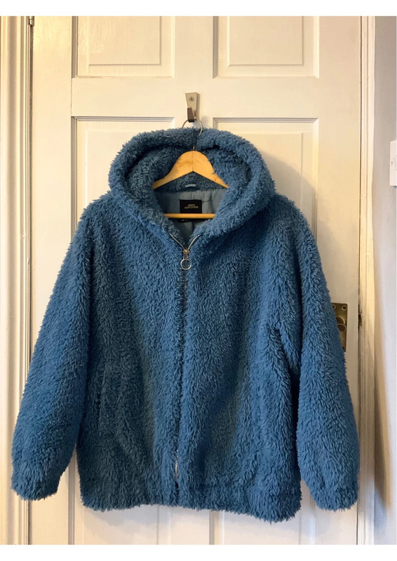 Blue teddy jacket sales urban outfitters