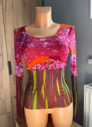 Kleurrige mesh blouse One Step La Collection, maat 38, merk: One step, staat: Heel goed, maat: M / 38 / 10, € 12,99, € 14,34 inclusief Kopersbescherming