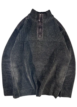 Pull 1/4 zippé t-traxx marron en velours col montant M/L - y2k vintage 80/90’s/2000’s, marque: T-Traxx, état: Très bon état, taille: M, 19,00 €, 20,65 € Protection acheteurs (Pro) incluse