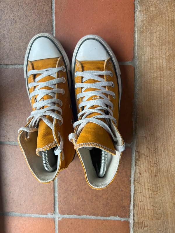 Mustard high top converse sales