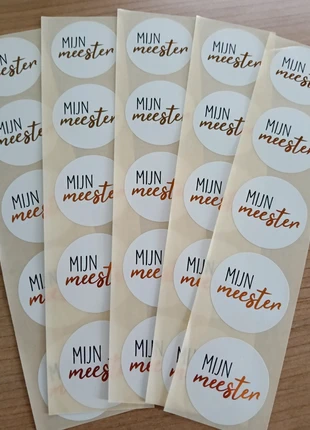 Stickers mijn meester, marca: Stickers, estado: Novo sem etiquetas, €1.25, €2.01 inclui Proteção do Comprador Pro