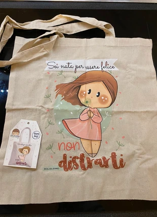 Borsa stoffa donna, brand: dolcelegno, condizioni: Nuovo con cartellino, €4.00, €4.90 include la Protezione acquisti