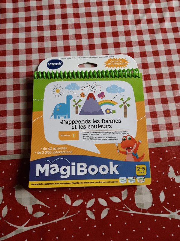 Vtech - livre MagiBook J apprends les formes et les couleurs - VTech