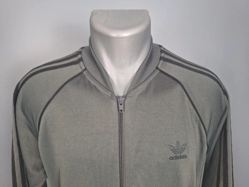 Veste Adidas Originals Firebird grise homme taille L - brodé (640) - photo numéro 2