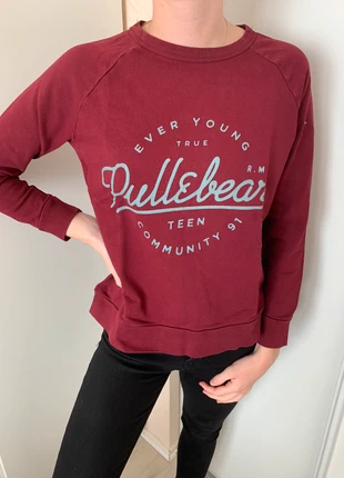sweat bordeaux , marke: Pull & Bear, zustand: Sehr gut, größe: S / 36 / 8, 3,00 €, 3,85 € inklusive Vinted-Käuferschutz
