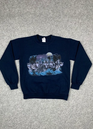 Sweat Animal Loups Wolfs Pack Thunder Vintage 2000's taille S, marque: Vintage Dressing, état: Très bon état, taille: S, 25,00 €, 26,95 € Protection acheteurs incluse