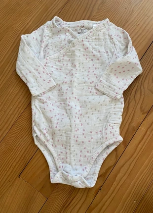 Body en gaze de coton blanc à pois roses Aden + Anais 3/6 mois fille tbe, brand: aden + anais, condition: Very good, size: 3-6 months / 62 cm, €1.00, €1.75 includes Buyer Protection
