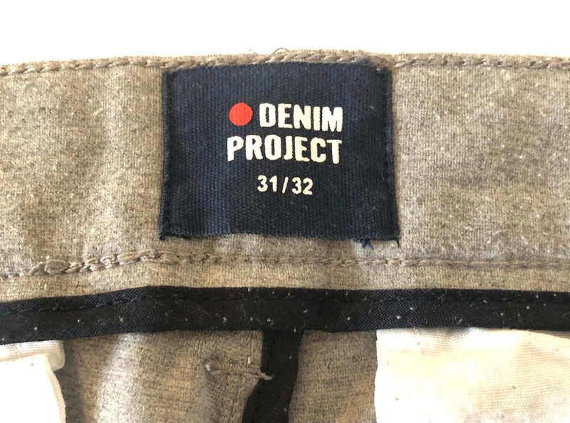 Denim project stoffen broek grijs 3