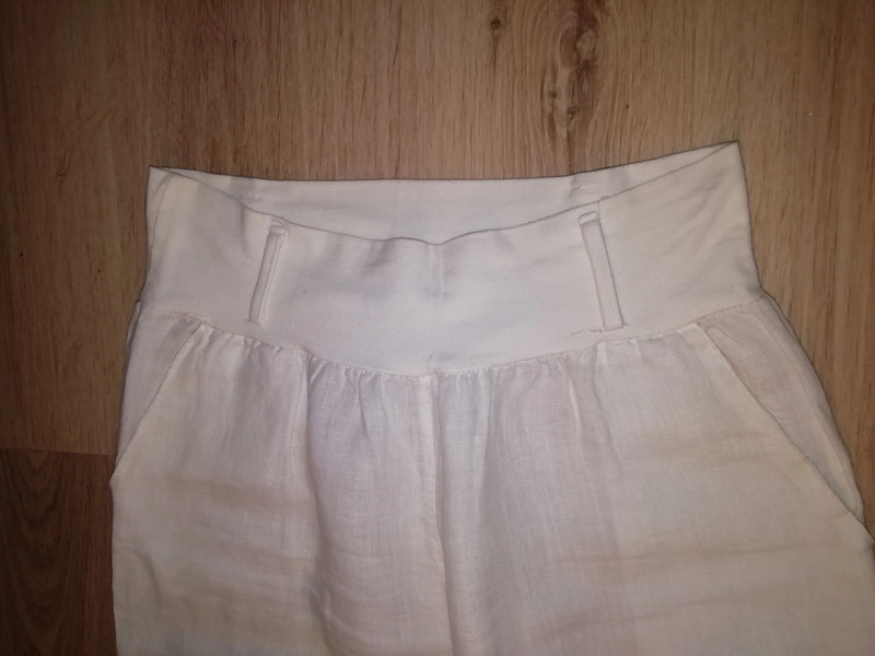 Pantalon blanc en lin  3