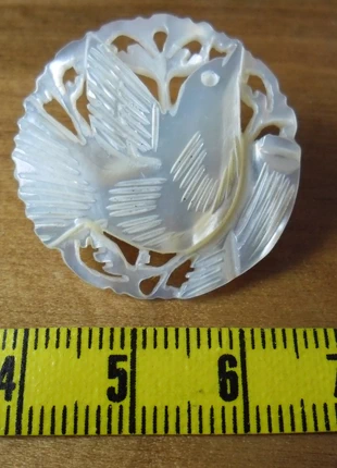 Broche ancienne en nacre, zustand: Sehr gut, 18,00 €, 19,60 € inklusive Vinted-Käuferschutz