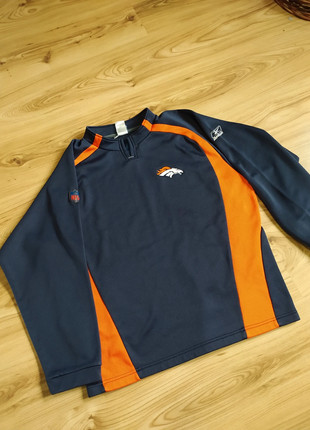 Obrázek k inzerátu: Granatowa Bluza Sportowa Reebok X NFL Denver Broncos