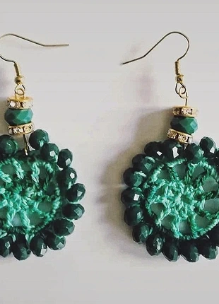 Orecchini verdi , condizioni: Ottime, €15.00, €16.45 include la Protezione acquisti